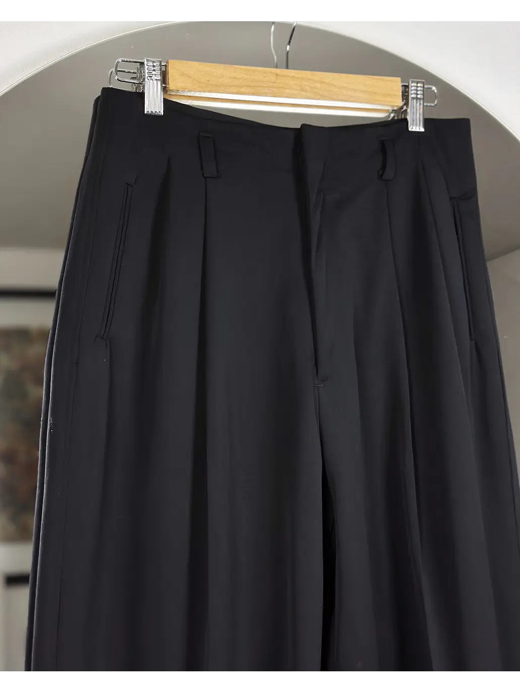 Pantalón sastrero negro 7