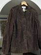 Chaqueta de gamuza café - Miniatura 1