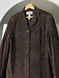 Chaqueta de gamuza café - Miniatura 4