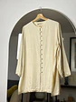 Camisa beige de seda  - Miniatura 1