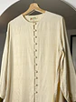 Camisa beige de seda  - Miniatura 2