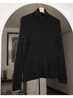 Chaleco negro cachemir