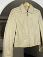 Chaqueta de cuero beige - Miniatura 2