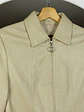 Chaqueta de cuero beige - Miniatura 3