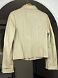 Chaqueta de cuero beige - Miniatura 5