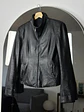 Chaqueta de cuero negra - Miniatura 1