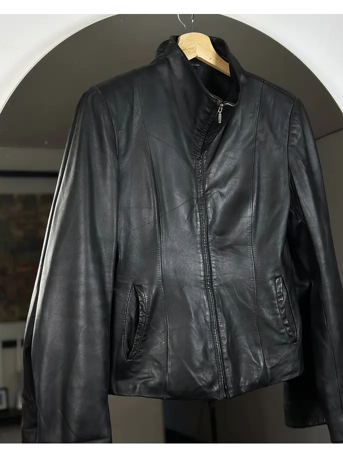 Chaqueta de cuero negra 3