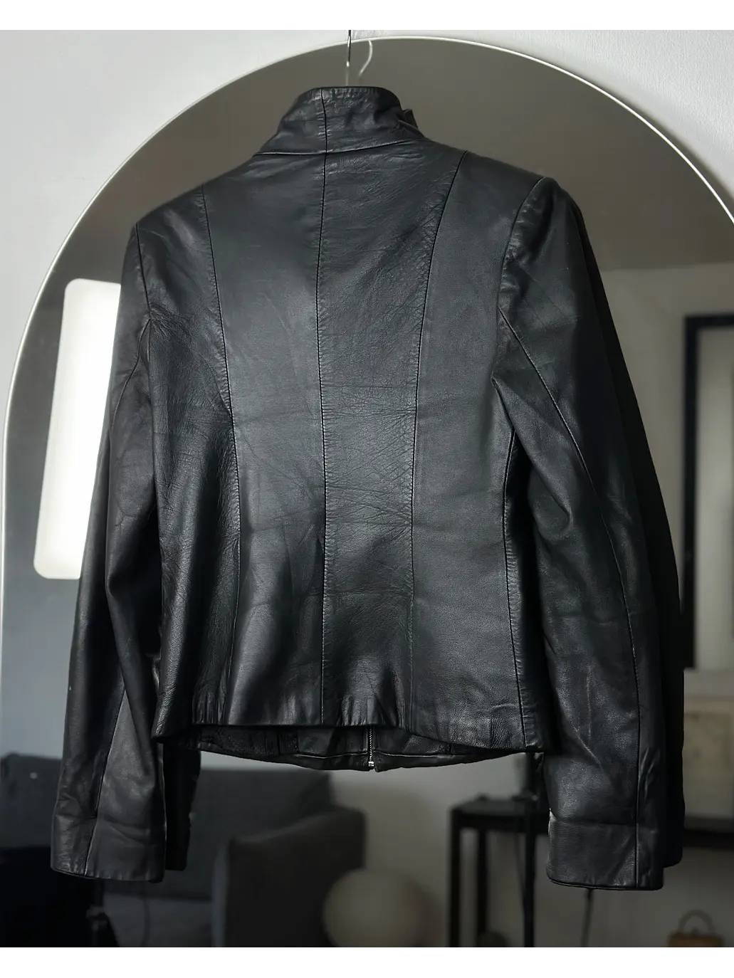 Chaqueta de cuero negra 4
