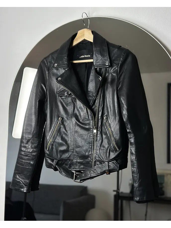Chaqueta biker negra 1