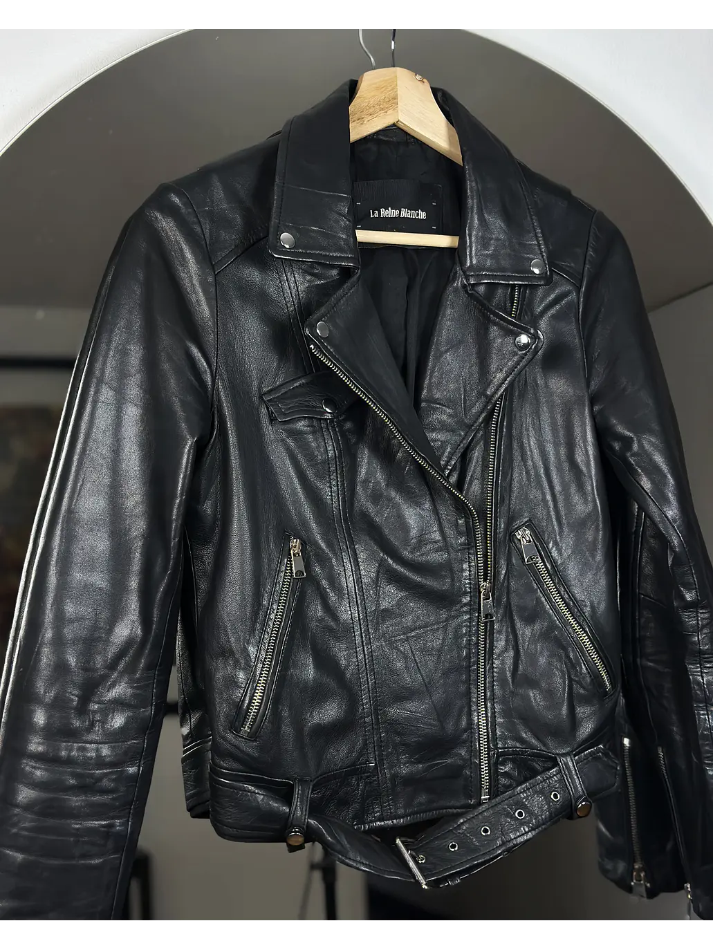 Chaqueta biker negra 3
