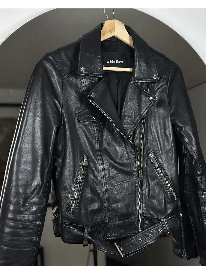Chaqueta biker negra 3