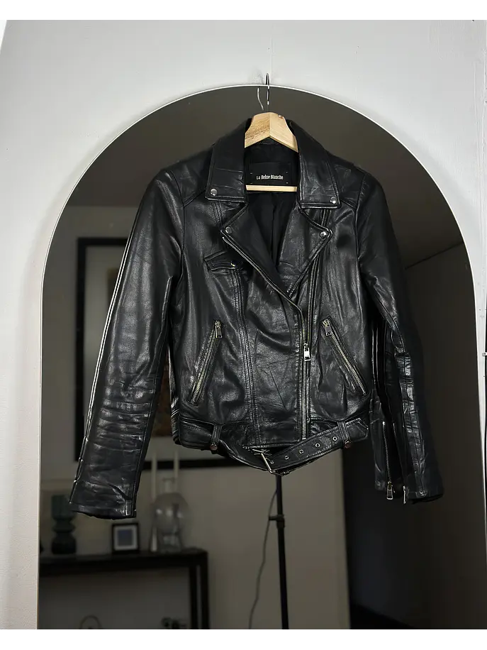 Chaqueta biker negra 5