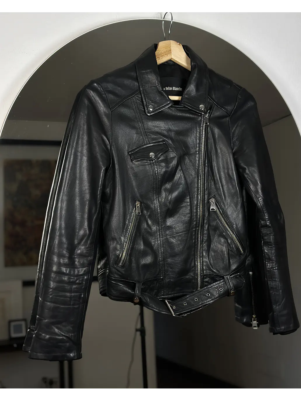 Chaqueta biker negra 6
