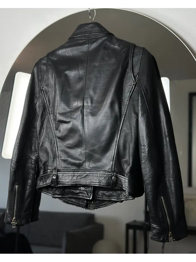 Chaqueta biker negra 7