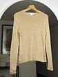 Chaleco beige lana merino - Miniatura 1