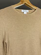 Chaleco beige lana merino - Miniatura 3