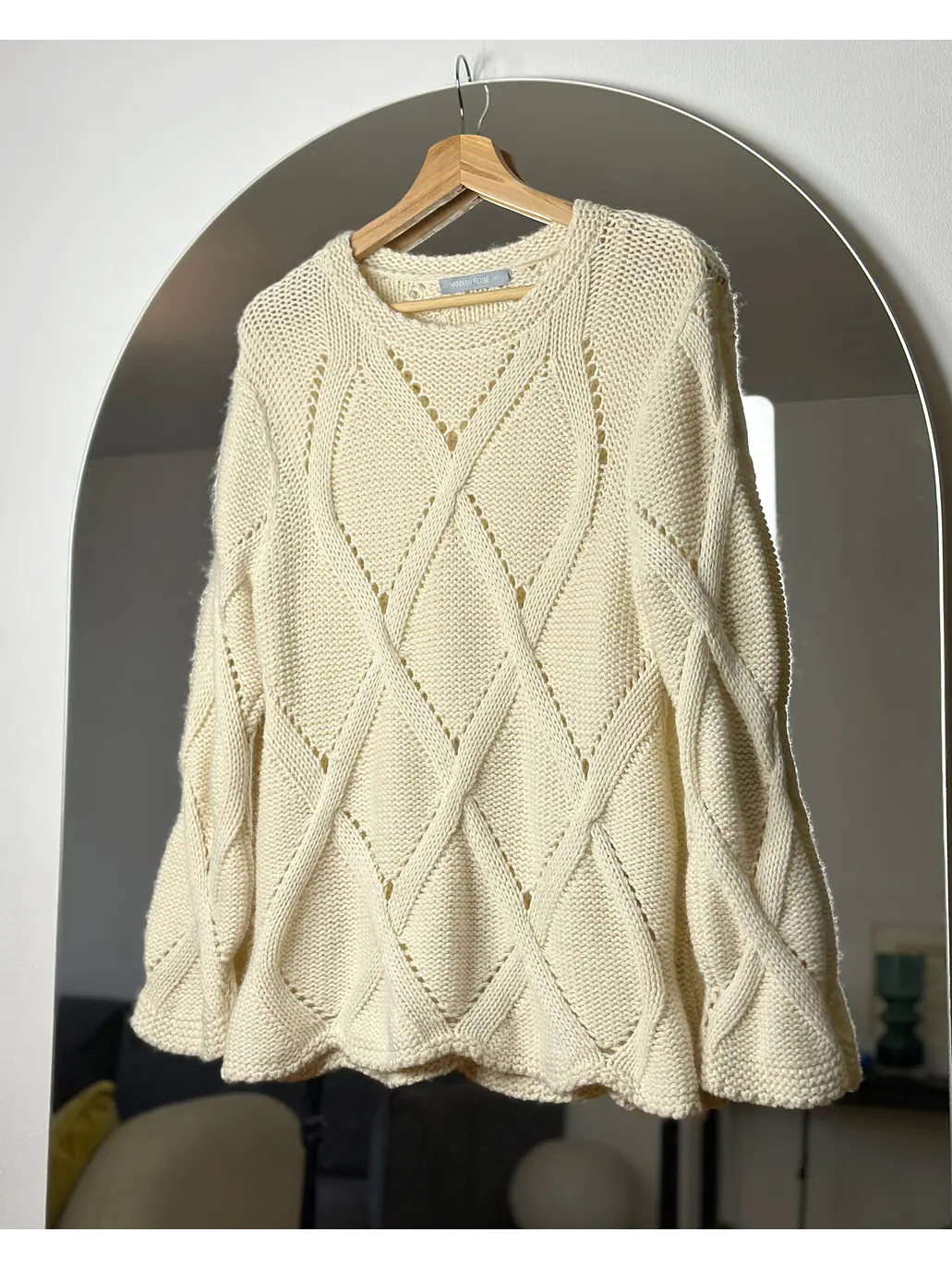 Chaleco beige trenzado 1