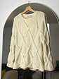 Chaleco beige trenzado - Miniatura 1