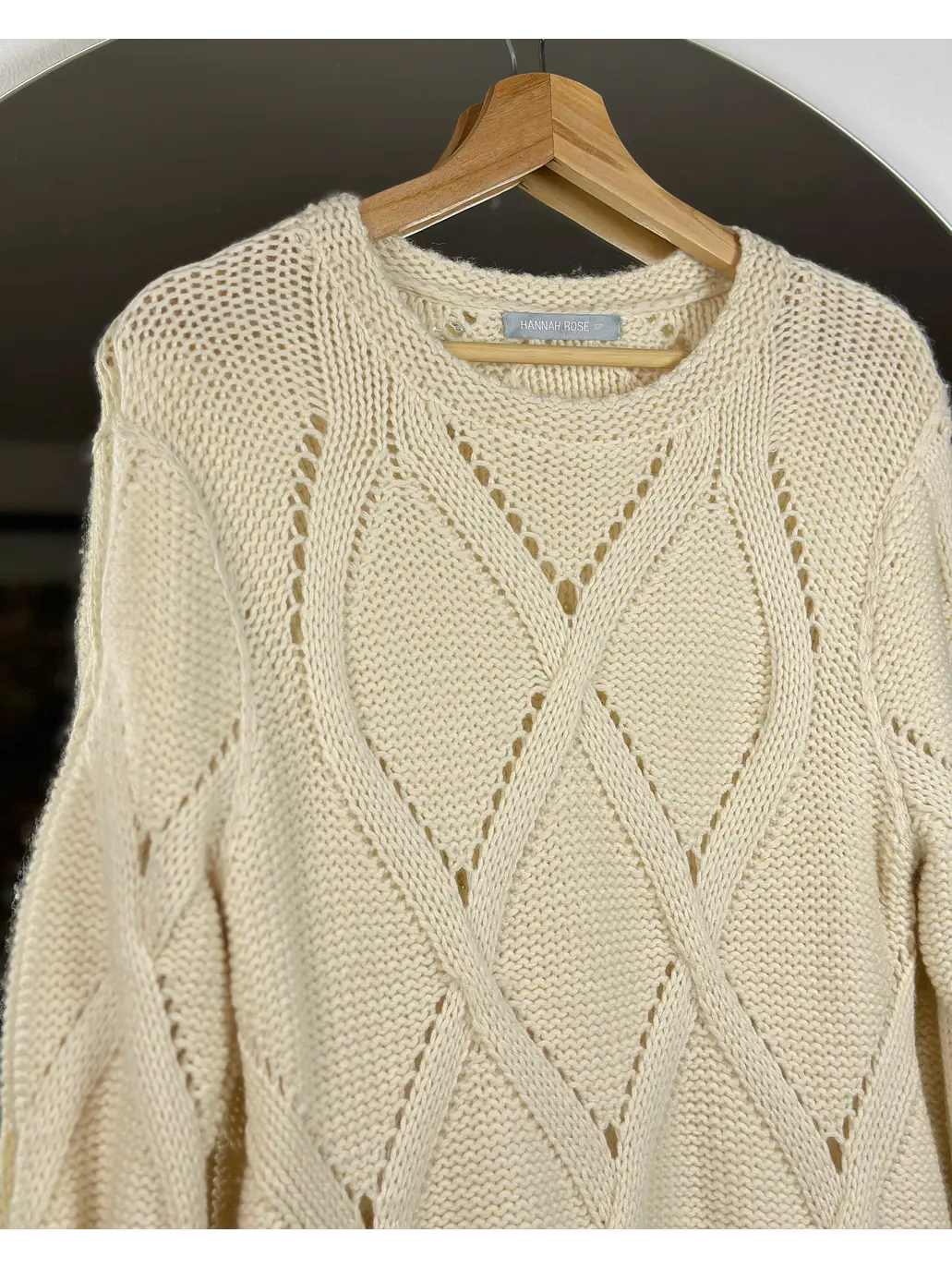 Chaleco beige trenzado 2