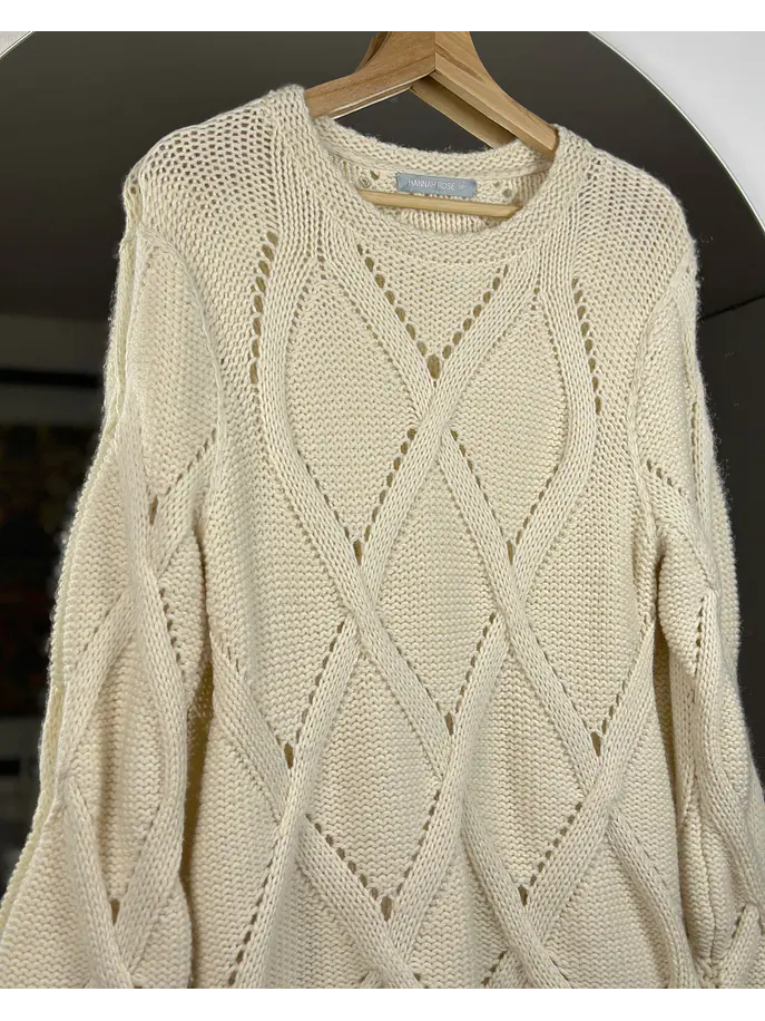 Chaleco beige trenzado 3