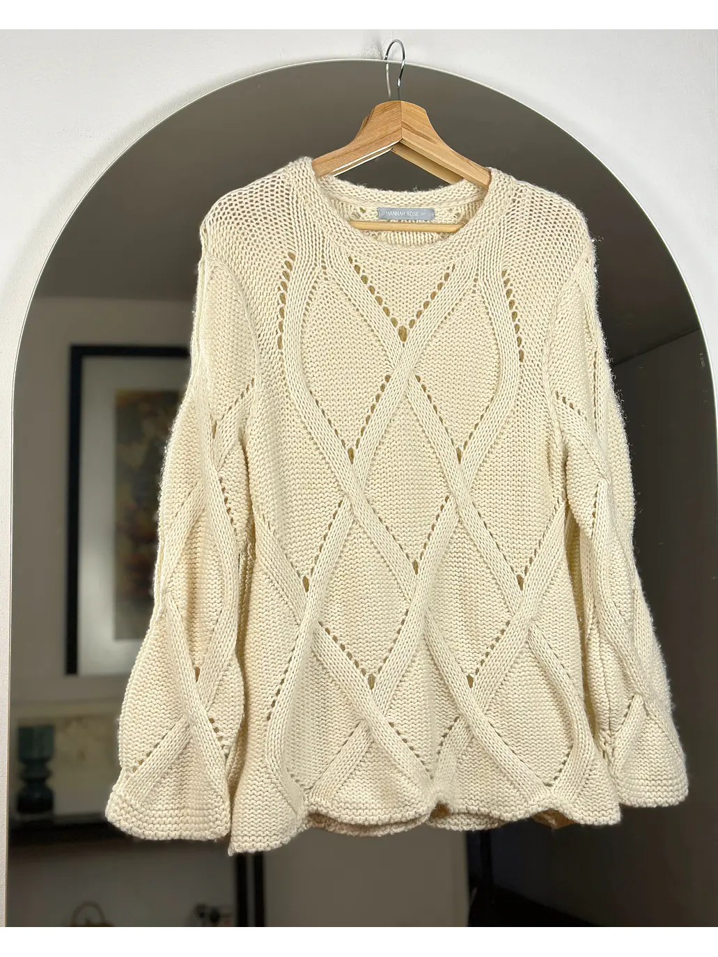 Chaleco beige trenzado 5
