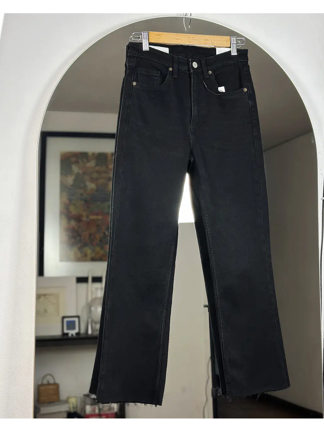 Pantalon negro flare 1