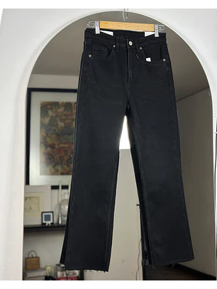 Pantalon negro flare