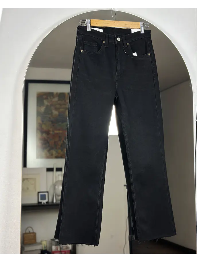 Pantalon negro flare 1