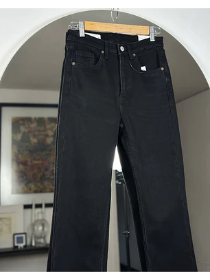 Pantalon negro flare