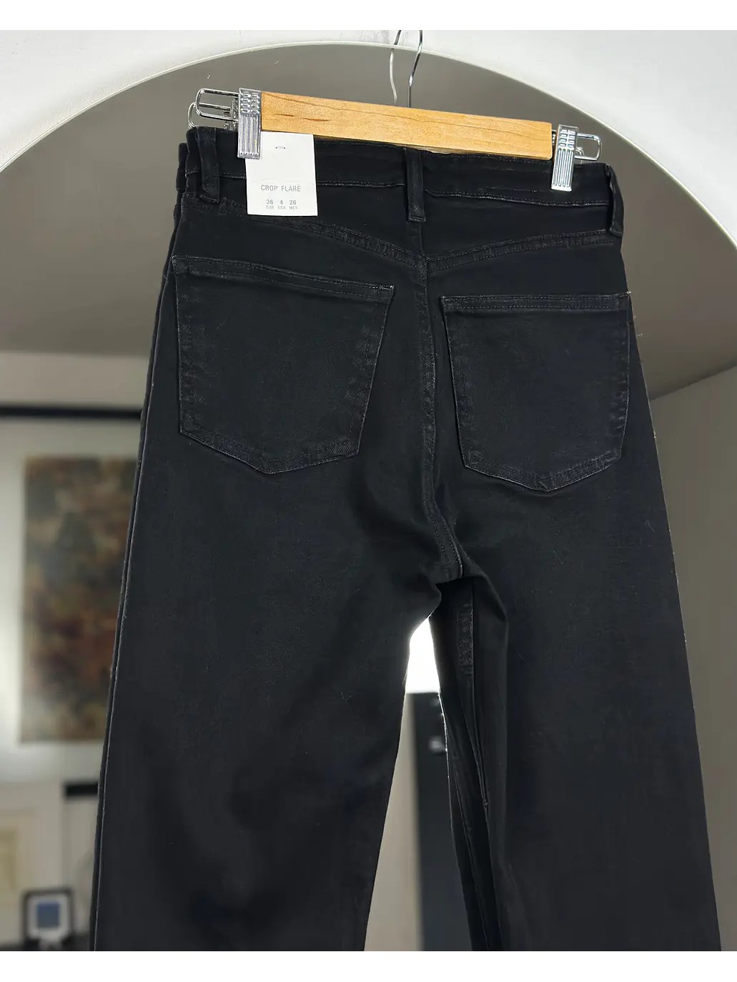 Pantalon negro flare 6