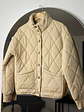 Chaqueta beige acolchada  - Miniatura 1