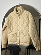 Chaqueta beige acolchada  - Miniatura 3