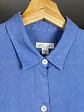 Camisa lino celeste  - Miniatura 4