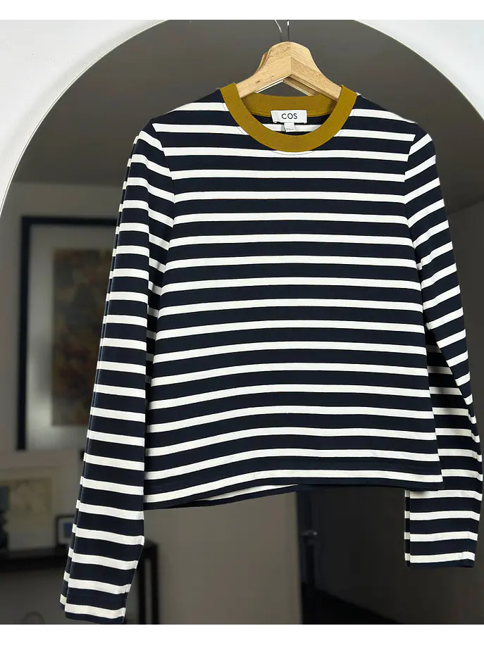 Polera rayada de algodón  2