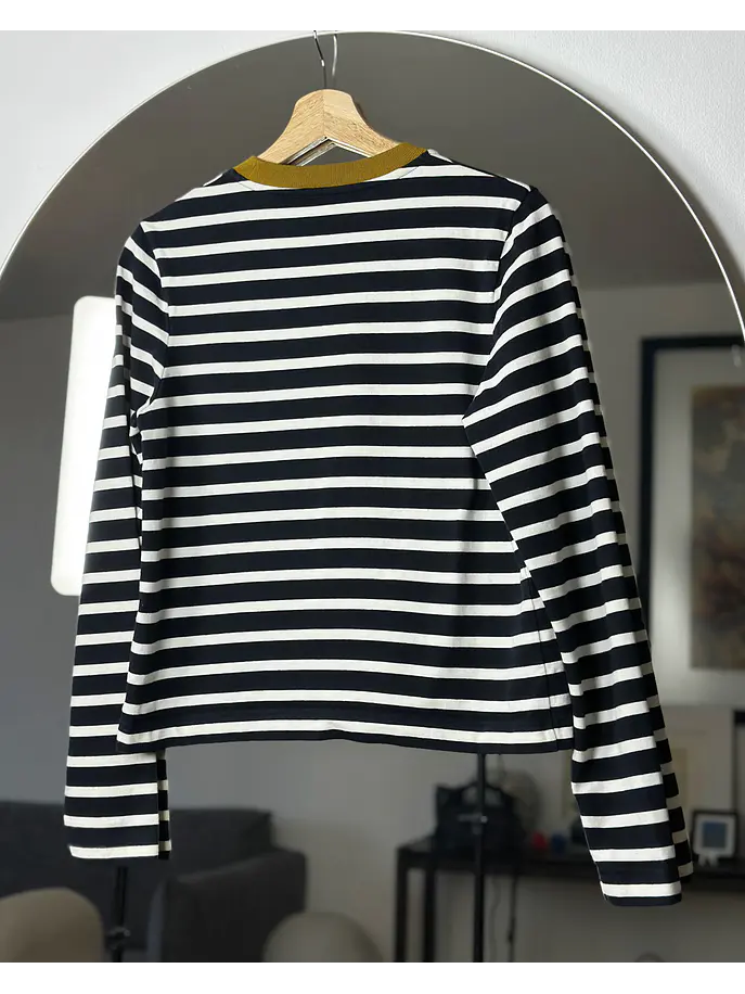 Polera rayada de algodón  4