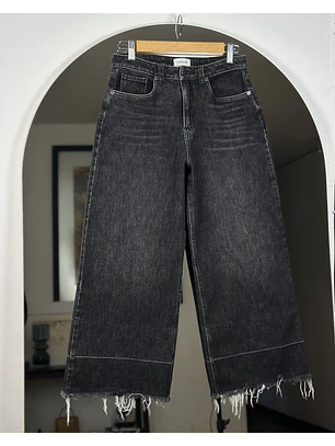 Jeans negro lavado