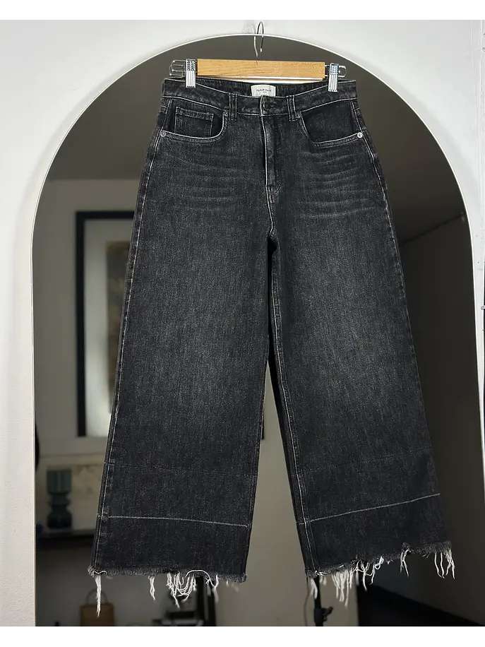Jeans negro lavado 1