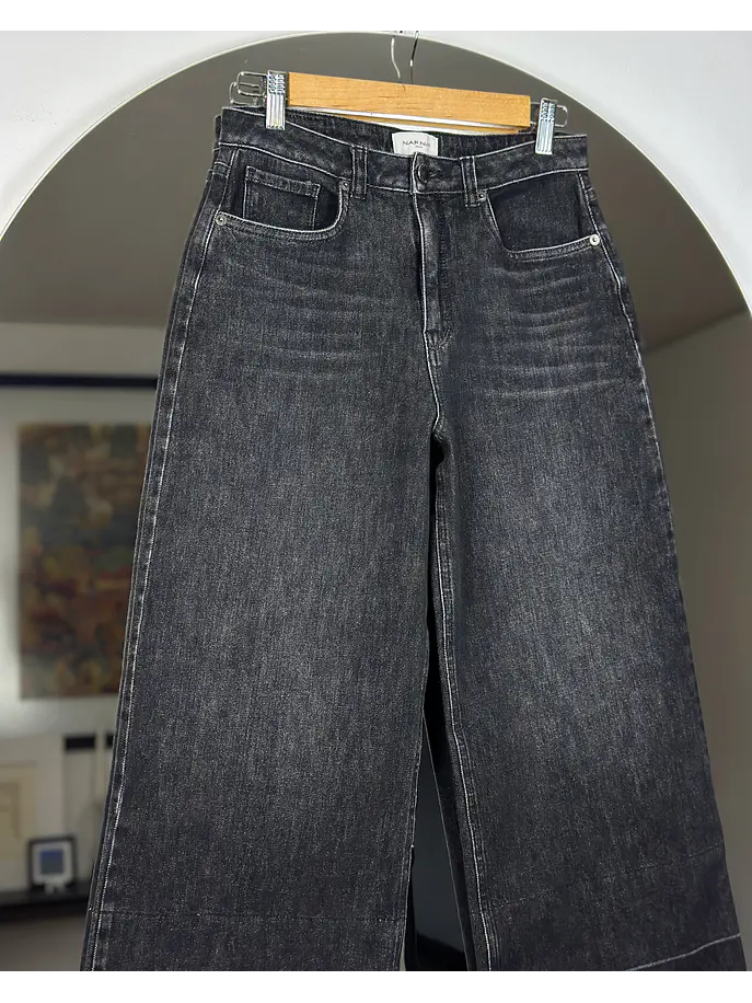 Jeans negro lavado 2