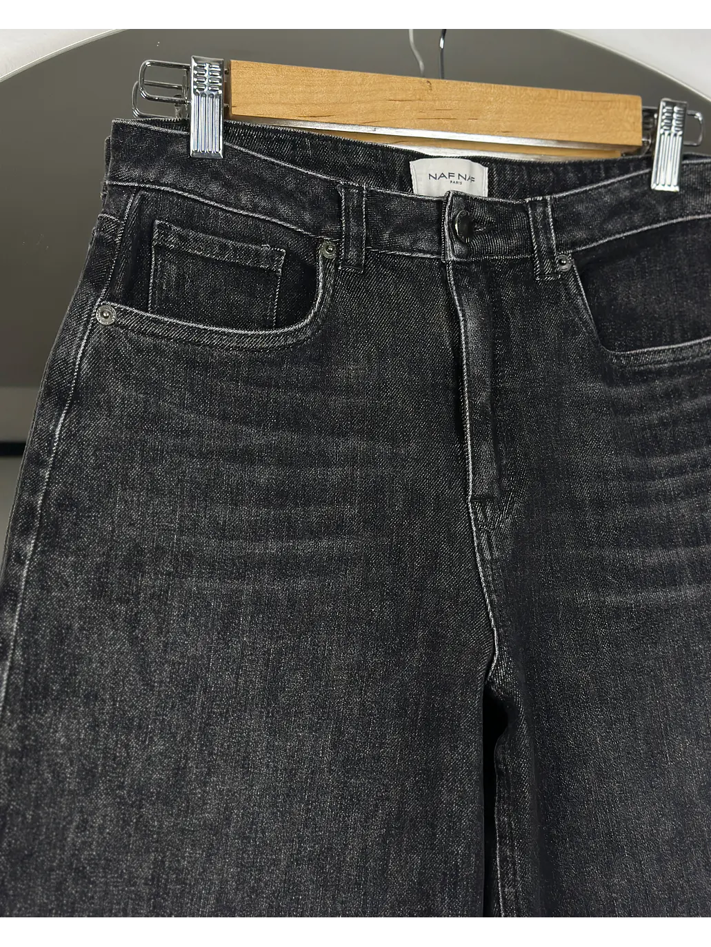 Jeans negro lavado 4