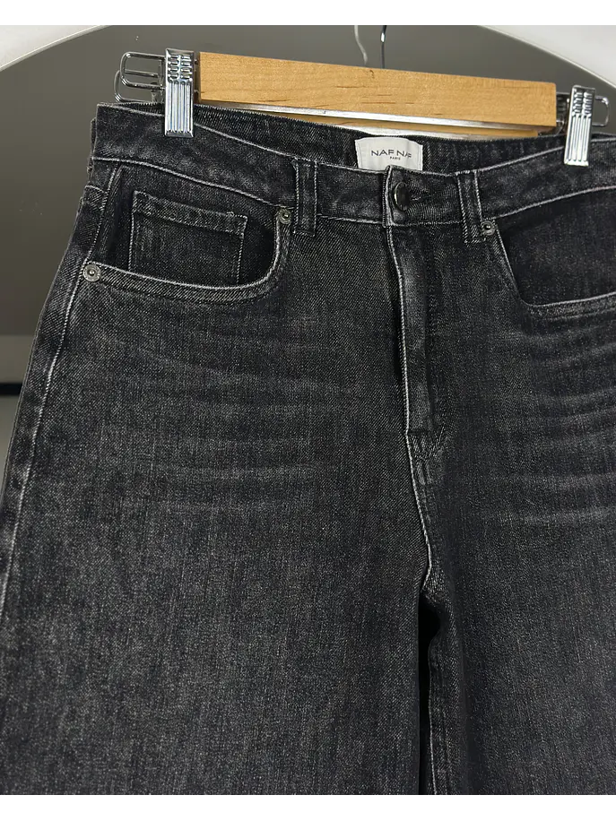 Jeans negro lavado 4