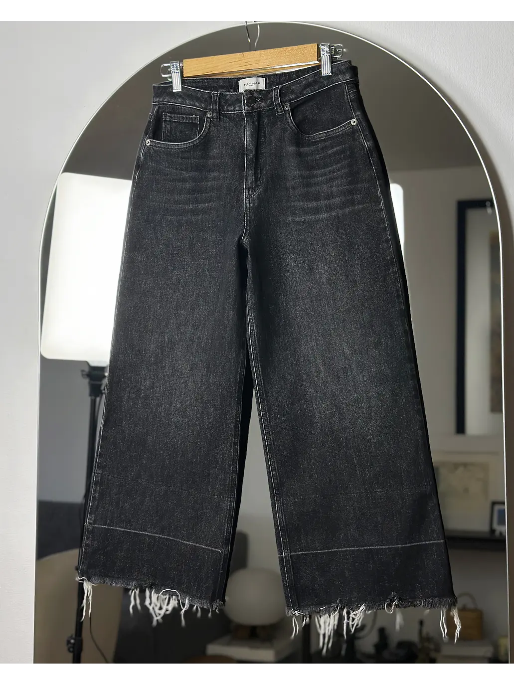 Jeans negro lavado 5