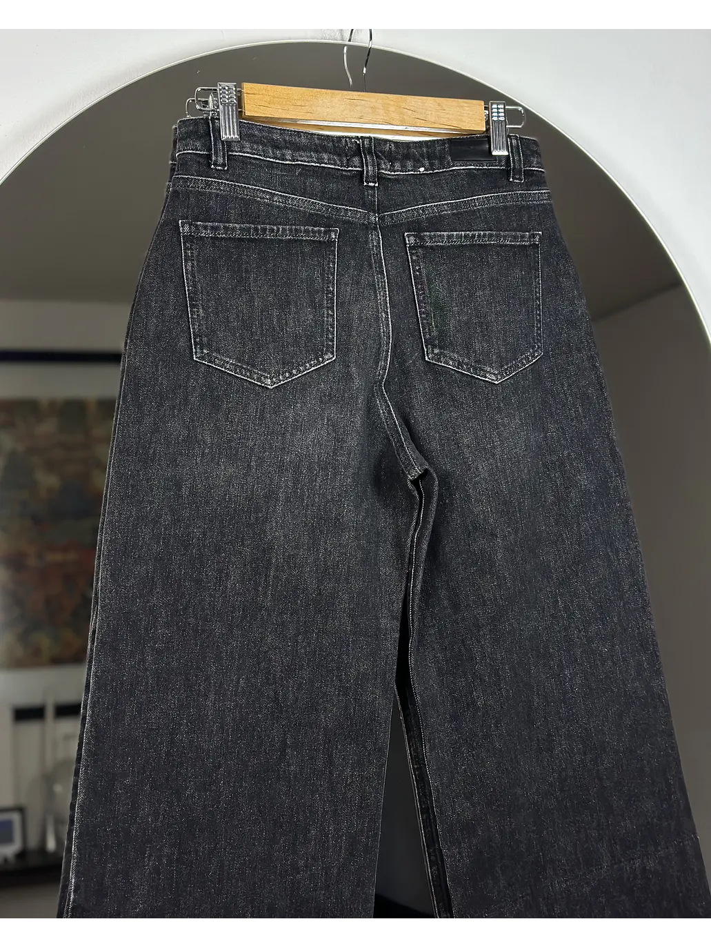 Jeans negro lavado 7