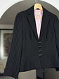 Blazer negro rayado - Miniatura 2