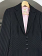 Blazer negro rayado - Miniatura 3