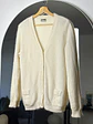 Cardigan blanco crema - Miniatura 1