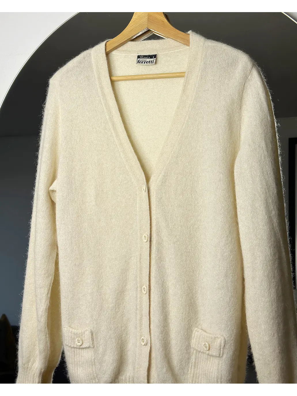 Cardigan blanco crema 2