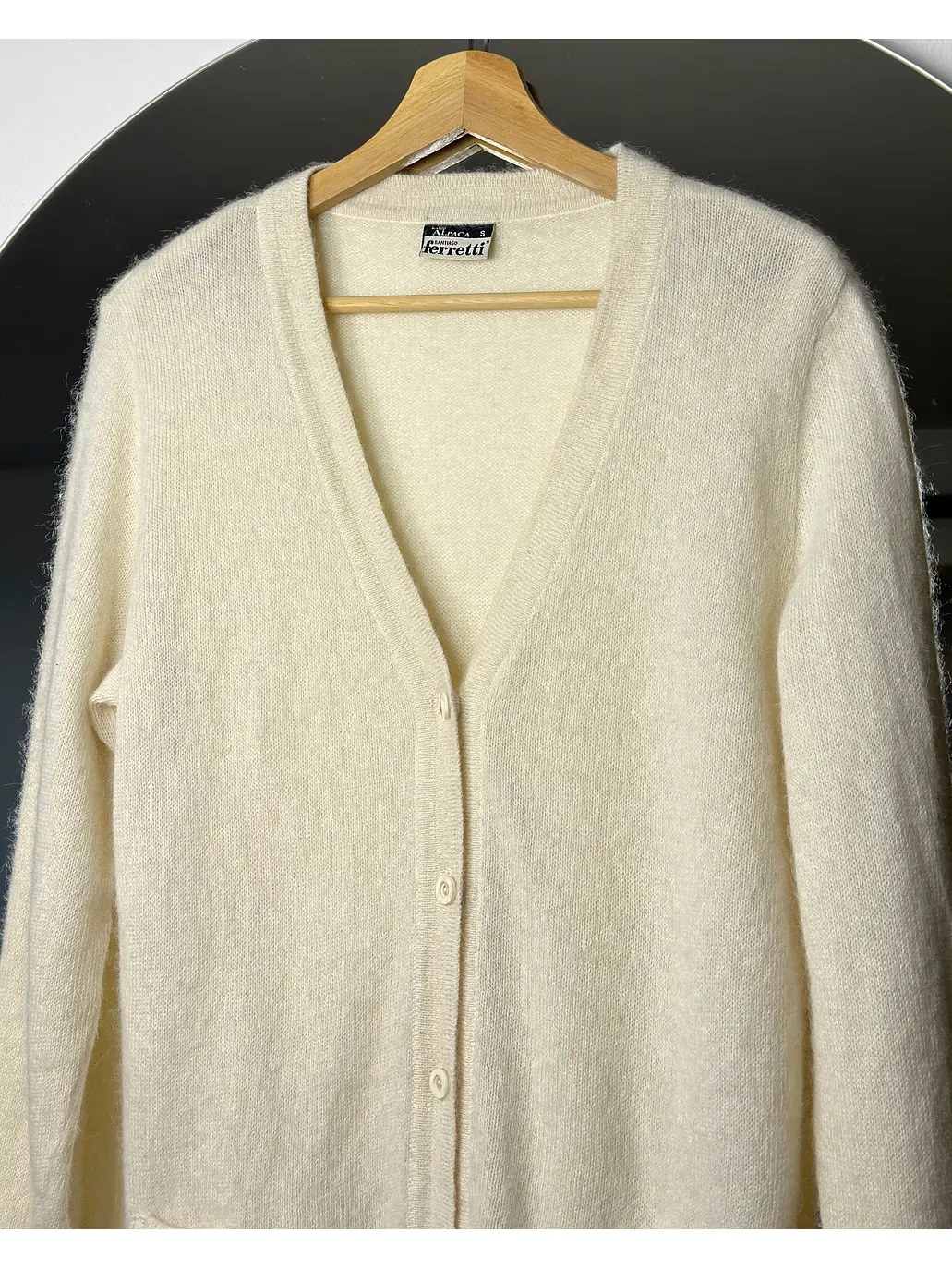 Cardigan blanco crema 3