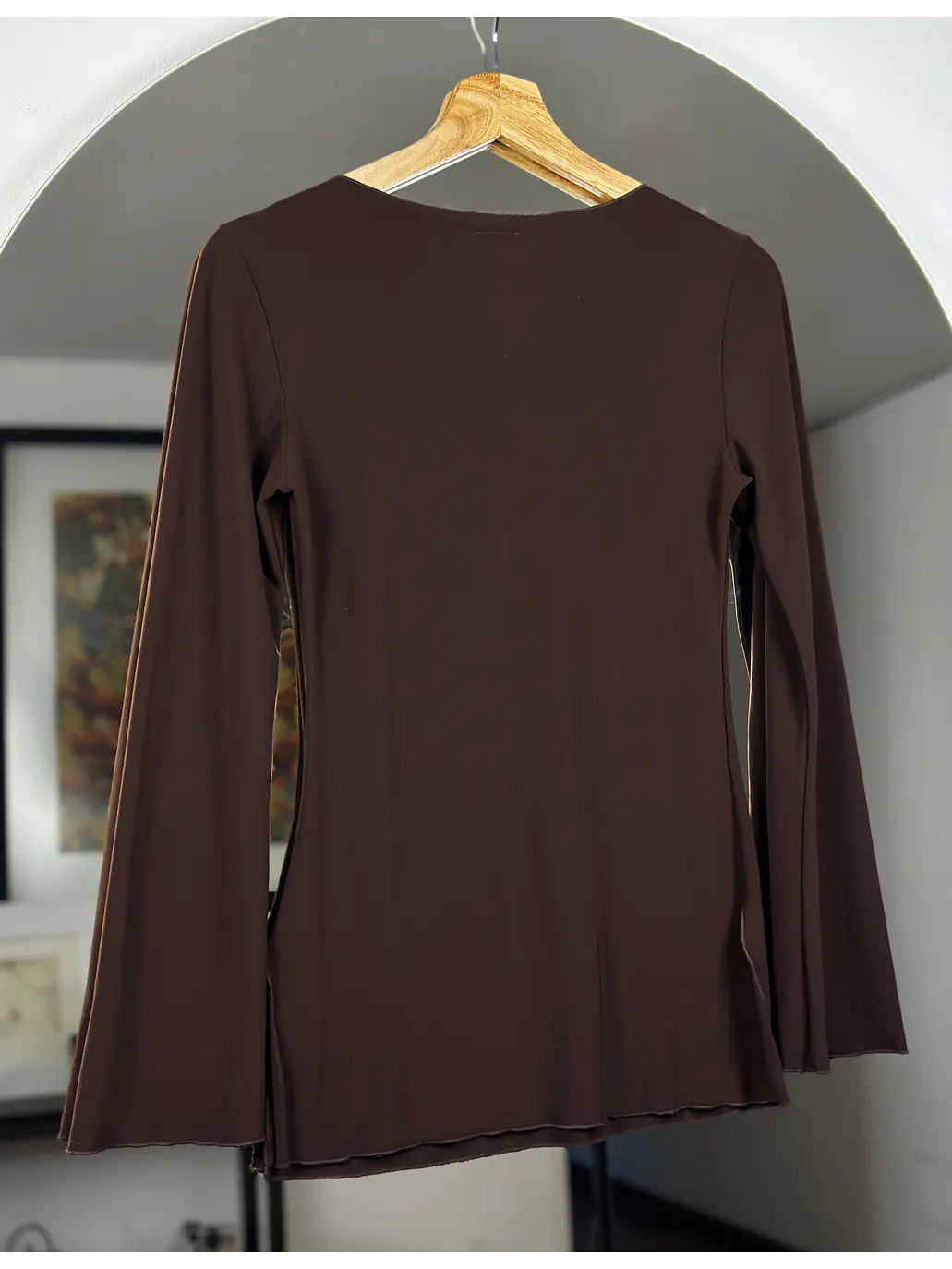 Polera vintage café 4