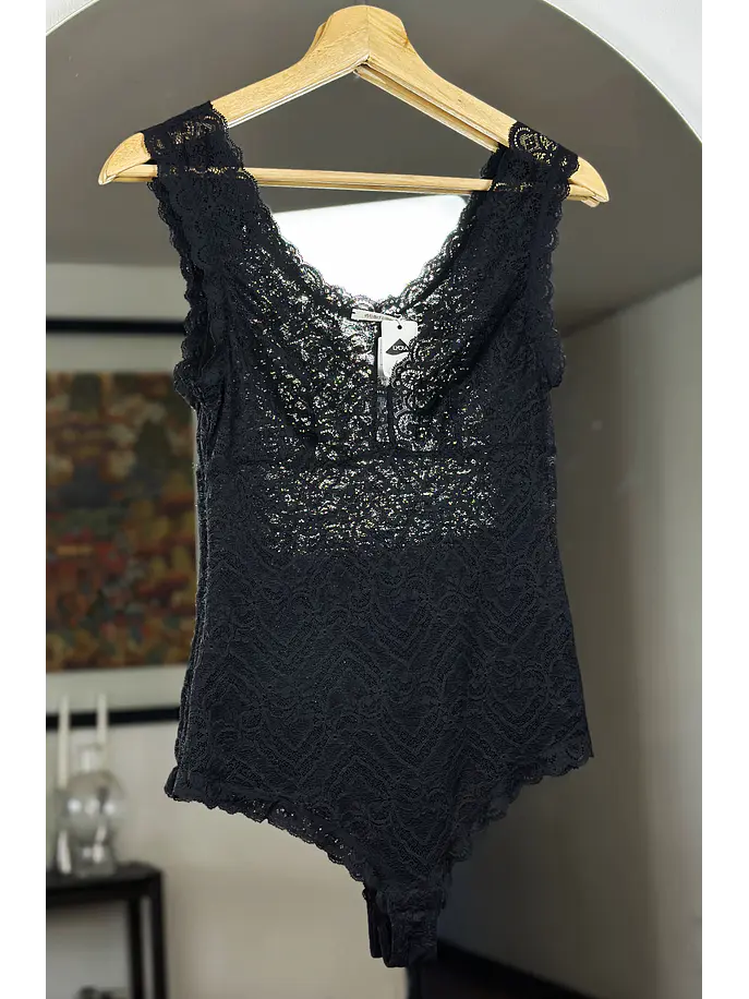 Body encaje negro 1