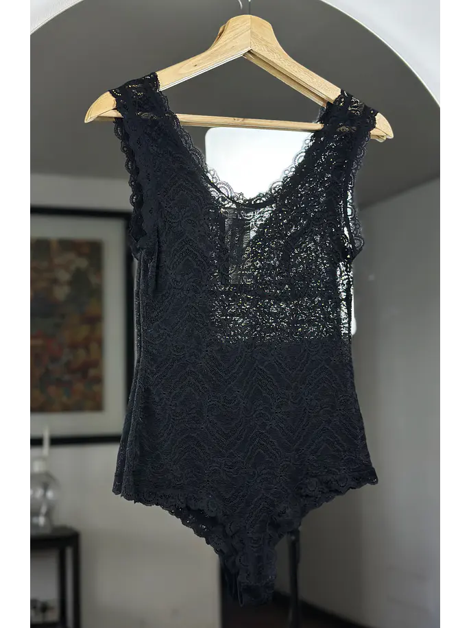 Body encaje negro 3